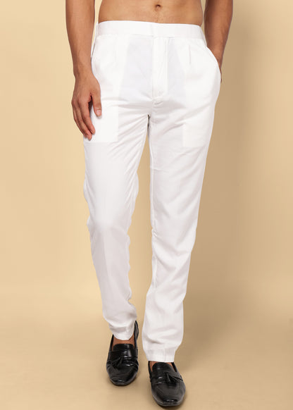 White Cotton Pyjama Pant