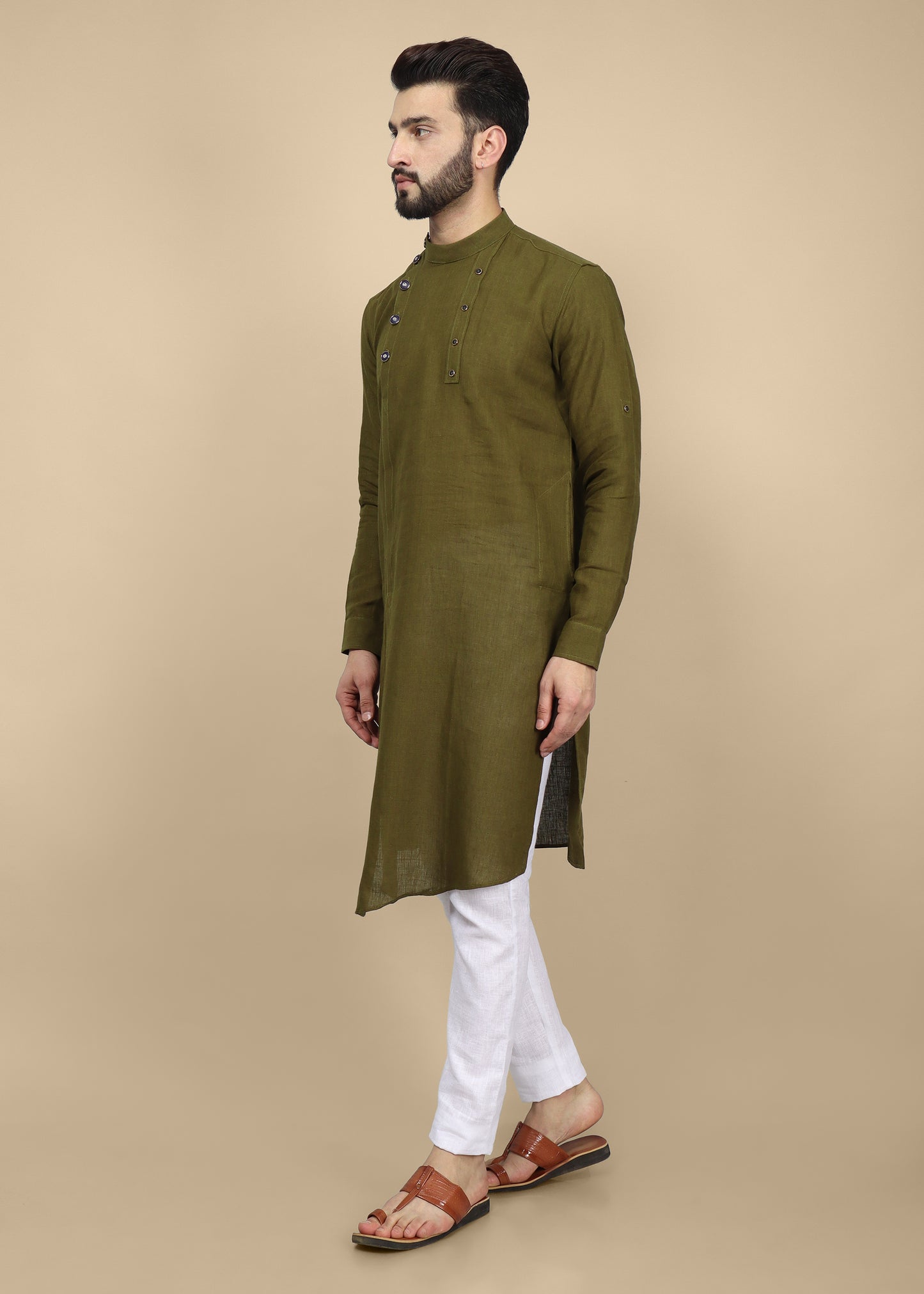 Designer Green Kurta