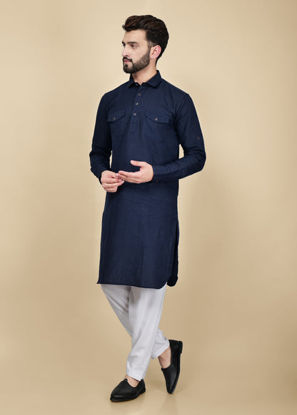 PATHANI KURTA WITH PATIALA PANT