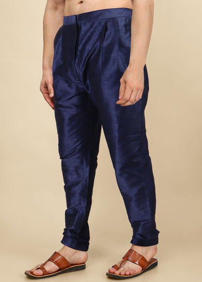 Blue Silk Pyjama Pant