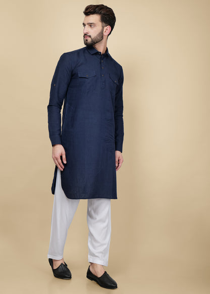 PATHANI KURTA WITH PATIALA PANT