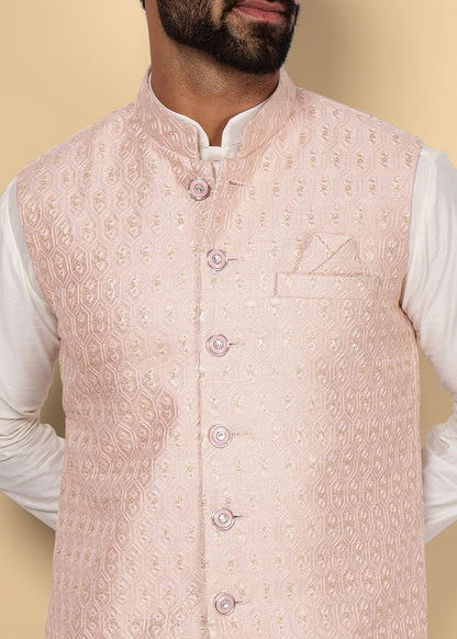 Pink Nehru Jacket