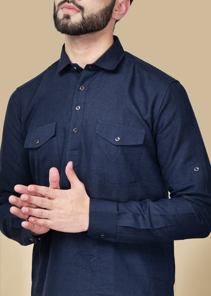 PATHANI KURTA WITH PATIALA PANT